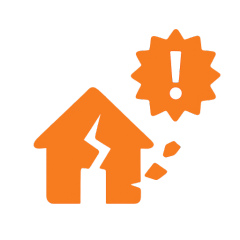 空き家放置のリスク02：老朽化による倒壊・破損の危険