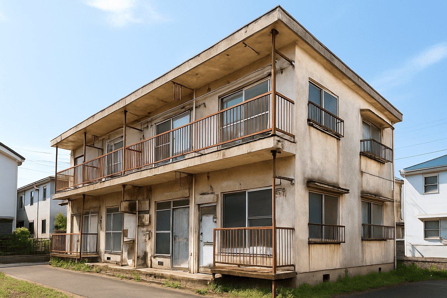 老朽化アパートとは