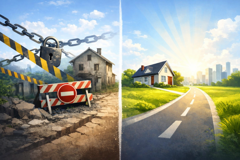 再建築不可物件と通常物件の違い