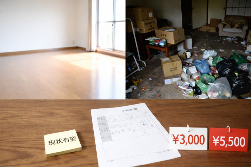 空き家を片付けずに売却する場合の注意点とデメリット