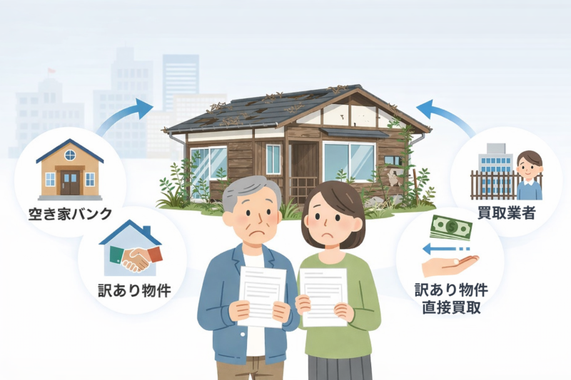 国庫帰属制度が使えない場合の賢い空き家処分方法