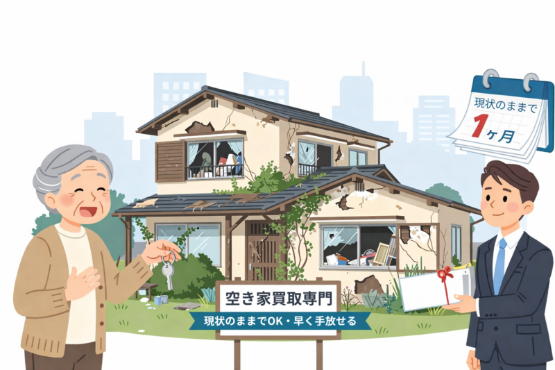 空き家を楽に手放すなら空き家買取の専門業者に直接依頼するのがおすすめ