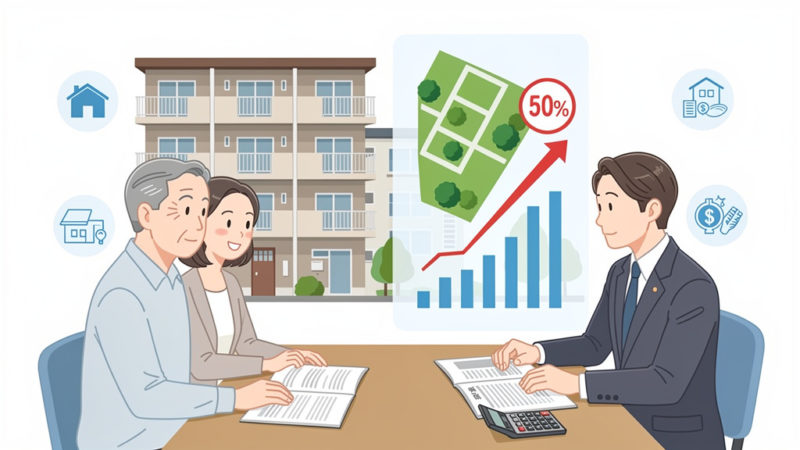 アパートの相続税額を減らすための特例措置