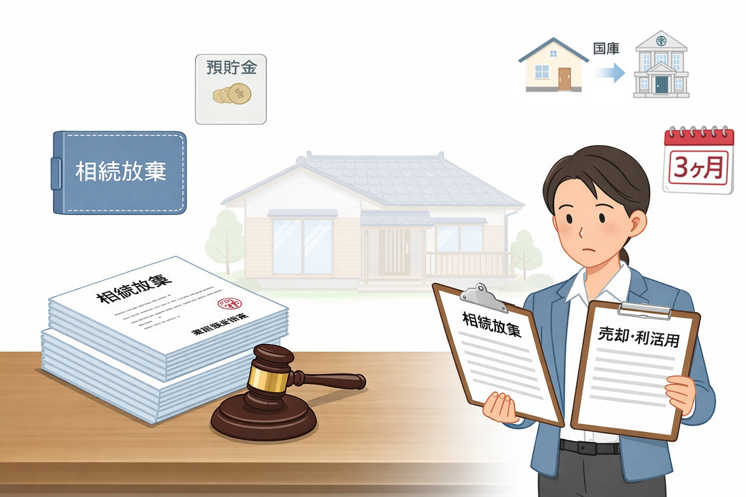 実家だけを相続放棄はできない？預貯金も手放す前に知るべき注意点と対処法