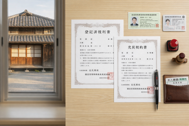 古民家買取の流れと必要書類