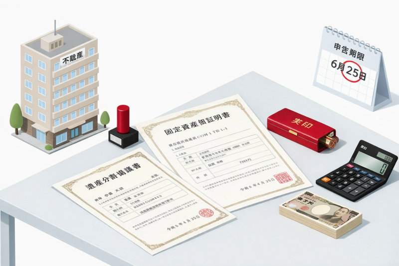 マンションの相続登記に必要な書類と費用