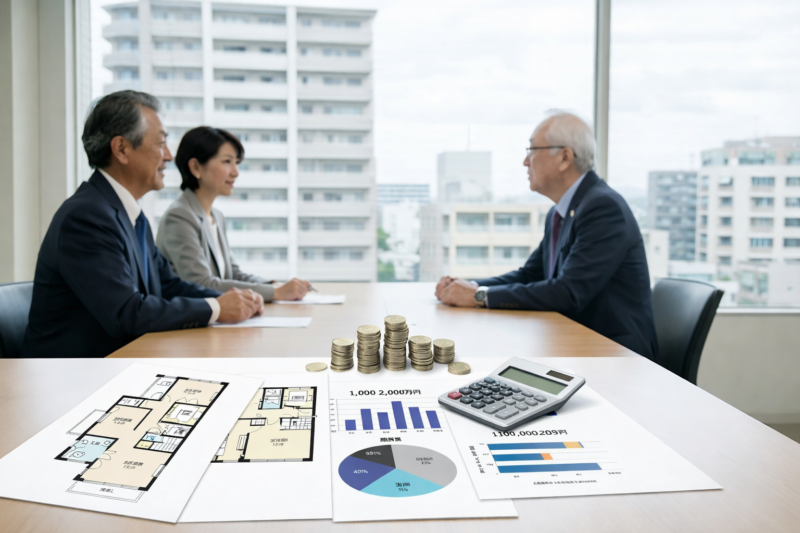 マンション建て替え費用の相場と内訳