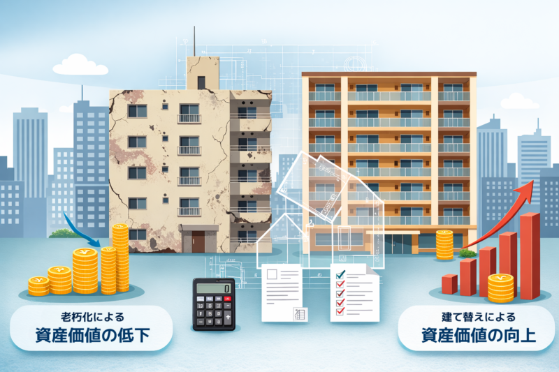 マンション建て替え費用が決まる仕組みと自己負担額